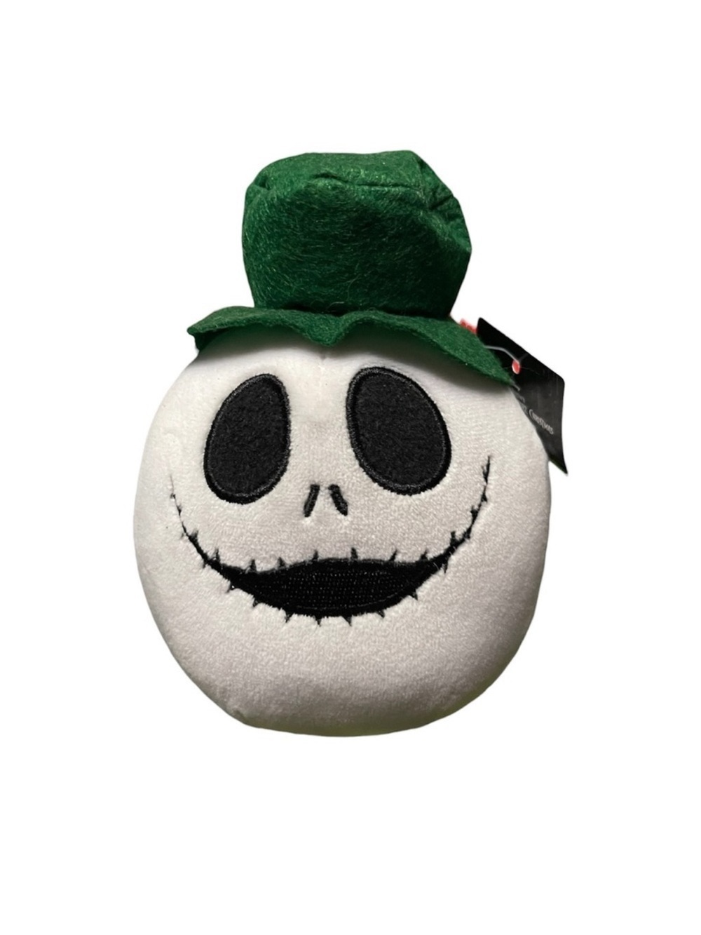 Disney Jack Skellington Snowman Plush Bag Clip Green Hat NBC 30th Anniversary